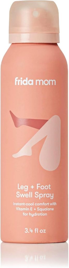 Frida Mom Leg + Foot Spray for Swelling and Achy Muscle Relief During Pregnancy - 3.4 oz