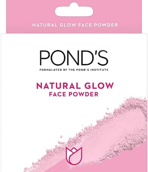 POND's Natural Glow Face Matte Powder For Normal Skin, Pink Glow - 30G