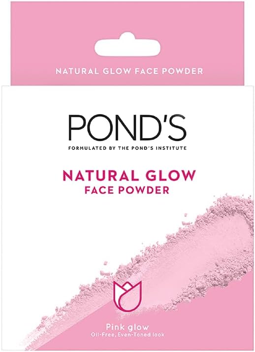 POND's Natural Glow Face Matte Powder For Normal Skin, Pink Glow - 30G