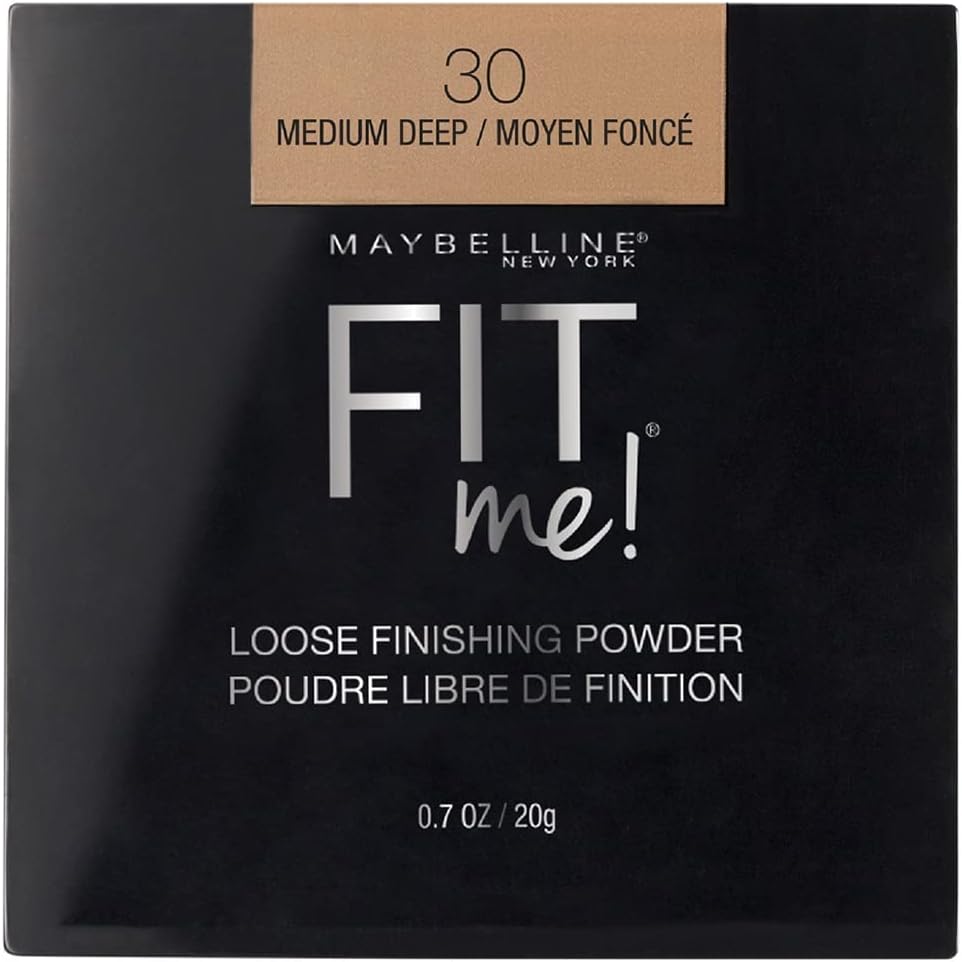 MAYBELLINE Fit Me Loose Finishing Powder, Medium Deep, 0.7 Ounce