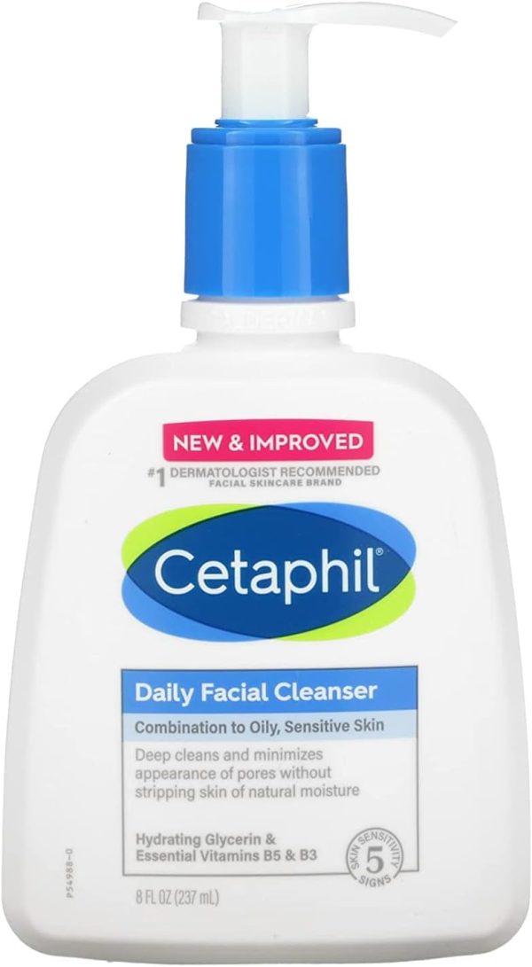 Cetaphil Daily Facial Cleanser, 8 fl oz (237 ml)