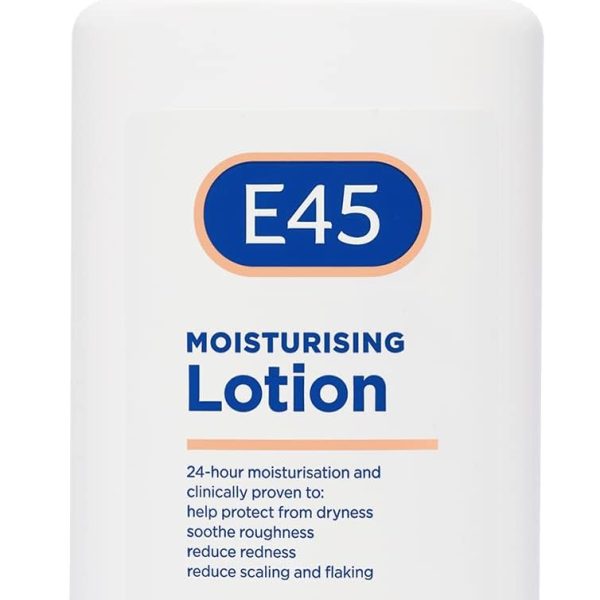 E45 Dermatological Moisturising Body Lotion for Dry Skin, 500ml, 500 ml (Pack of 1)