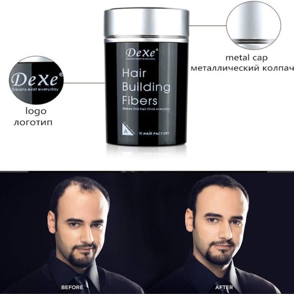 Dexe Hair Building Fibers Black