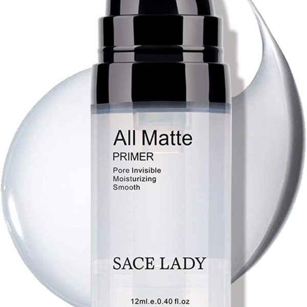 SACE LADY Invisible Pore Foundation Primer All Matte Face Primer, Oil- control and Smooth Face Primer Gel 12ml/0.4Fl Oz