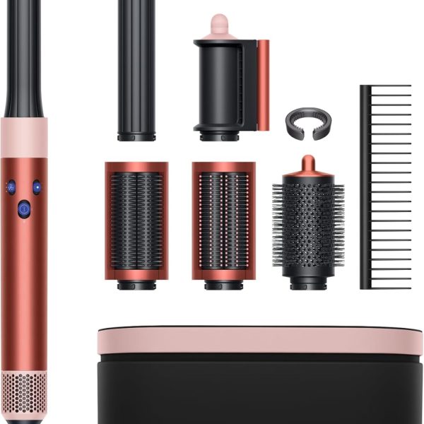 Dyson Special edition Airwrap™ Complete long multi-styler in Strawberry bronze and blush pink with Detangling comb