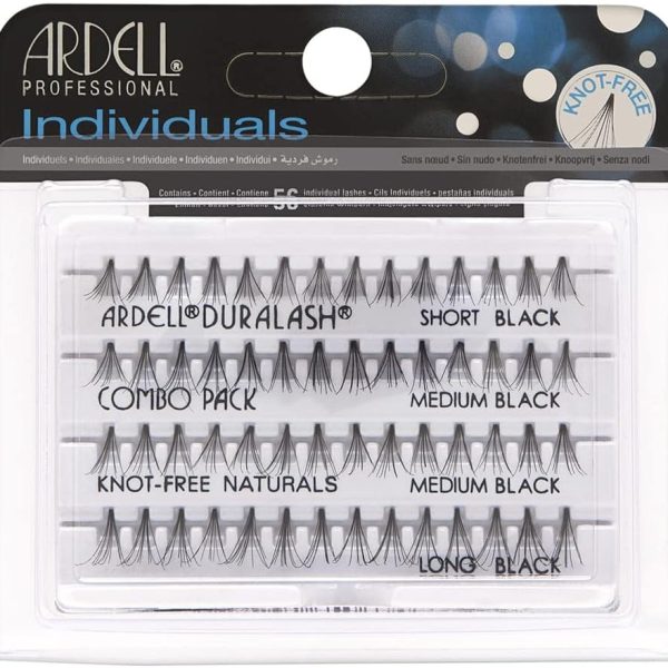 Ardell Professional Individual False Eyelash Combo Pack, Black