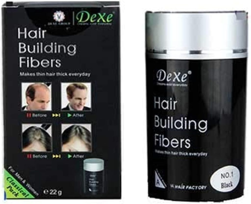 DEXE GROUP (U.K.) Hair Building Fibers, 22g, Dark Brown,