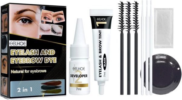 Pepisky Eyelash & Brow Tint Dye Professional Series Natural Long-lasting Semipermanent DIY Makeup Kit