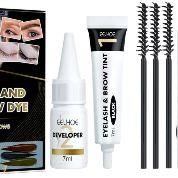 Pepisky Eyelash & Brow Tint Dye Professional Series Natural Long-lasting Semipermanent DIY Makeup Kit