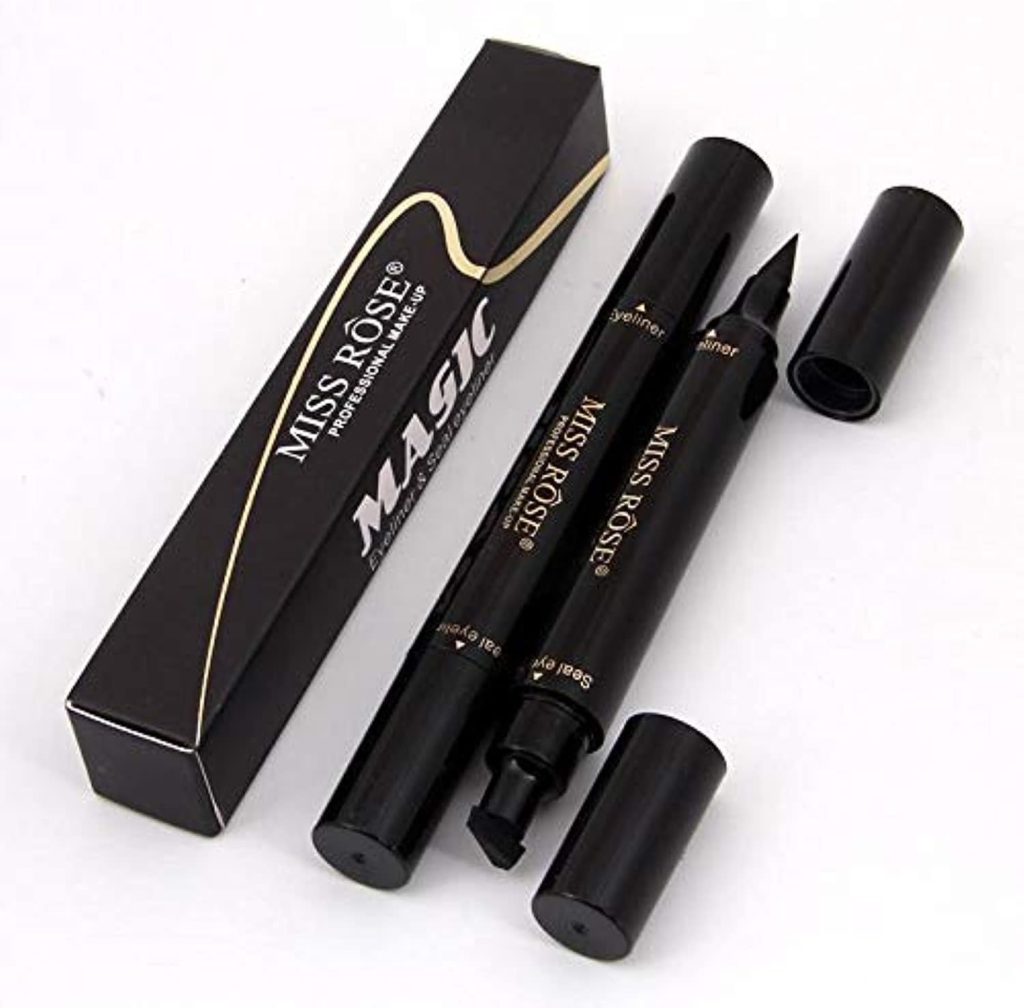 MISS ROSE Eye Makeup Waterproof Quick-dry Stamp Eyeliner One Piece in Box