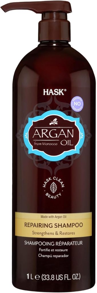 Hask Argan Oil Repairing Shampoo, 1 Liter