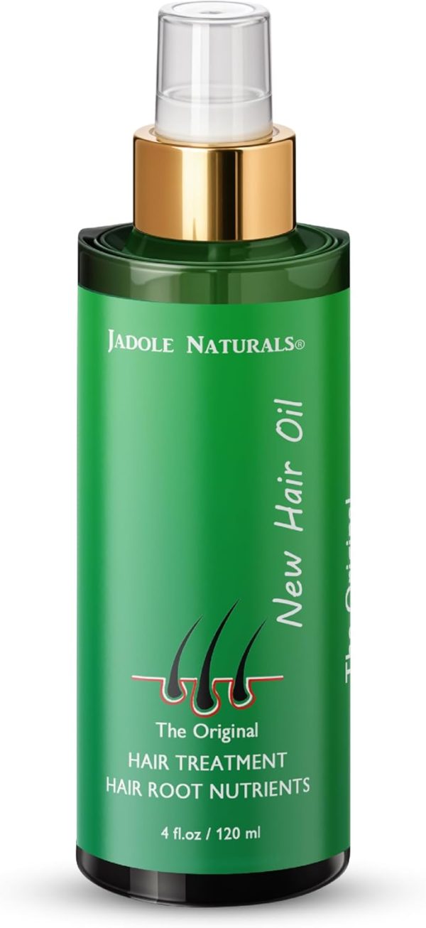 Jadole Naturals The Original Hair Treatment Oil 120ml | Promotes Hair Growth, Nourishes Scalp, and Repairs Hair Roots with Essential Nutrients | Deep Conditioning and Strengthening Oil for Healthier