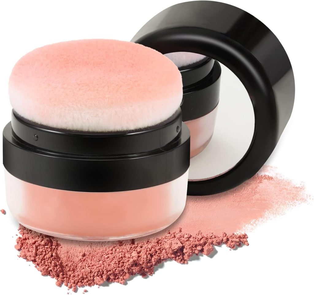 SWIUKPHE Powder Blush Air Cushion Blush, Natural Blusher for Cheeks, Highly Pigmented Blush Makeup Easy to Blend Makeup Blushin