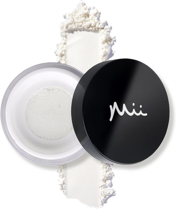 SPONGELLÉ Mii Cosmetics UK. Translucent Loose Setting Powder For Glowing And Radiant Skin, Soft Matte Finish.