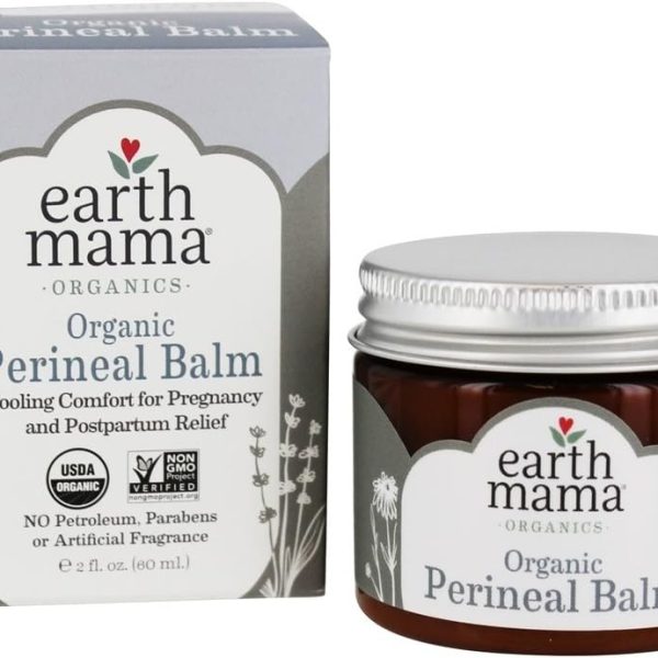 Earth Mama Angel Baby Organic Perineal Balm for Pregnancy and Postpartum, 2 Fluid Ounce