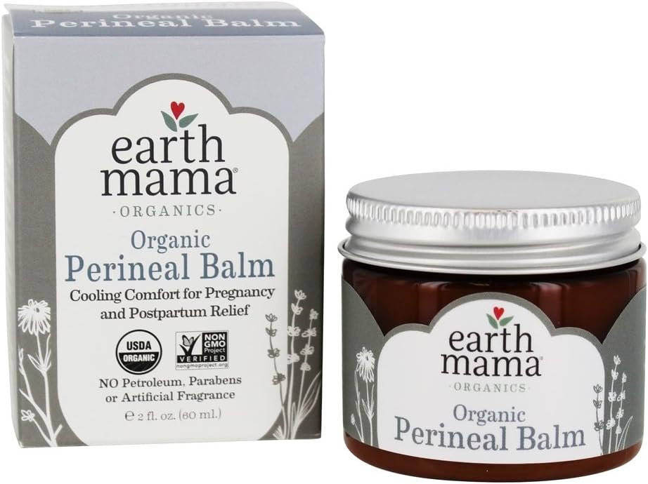 Earth Mama Angel Baby Organic Perineal Balm for Pregnancy and Postpartum, 2 Fluid Ounce