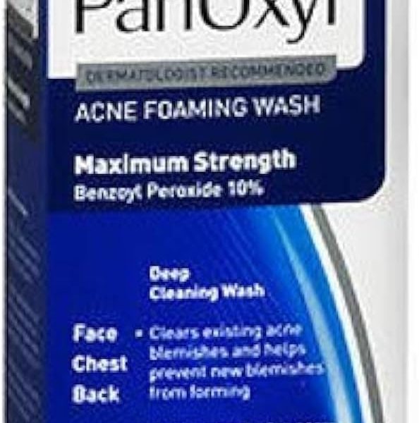 PanOxyl Foaming Acne Wash Maximum Strength 5.5 oz (Pack of 3)