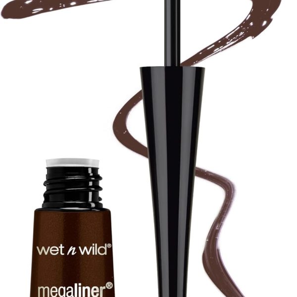 wet n wild MegaLiner Liquid Eyeliner, Dark Brown 3.5 ml