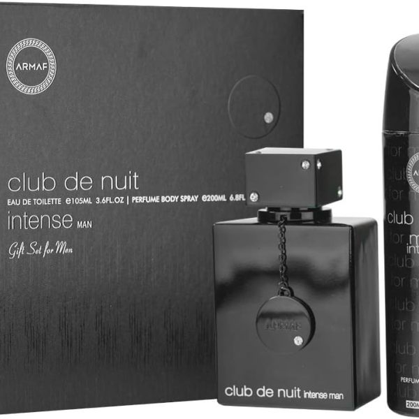 ARMAF Club De Nuit Intense Man, Gift Set for Men – EAU DE TOILETTE – 105ml + 200ml Perfume Body Spray By ARMAF From The House of Sterling