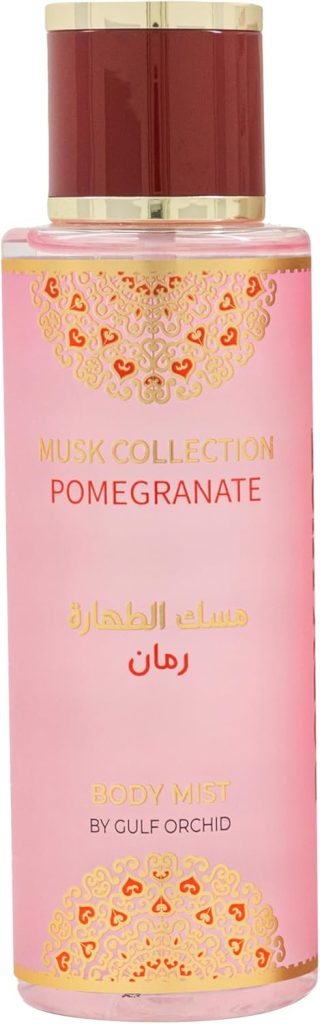 Gulf Orchid Pomegranate Perfume Musk Collection Long-Lasting Body Mist 250ml For Men and Women