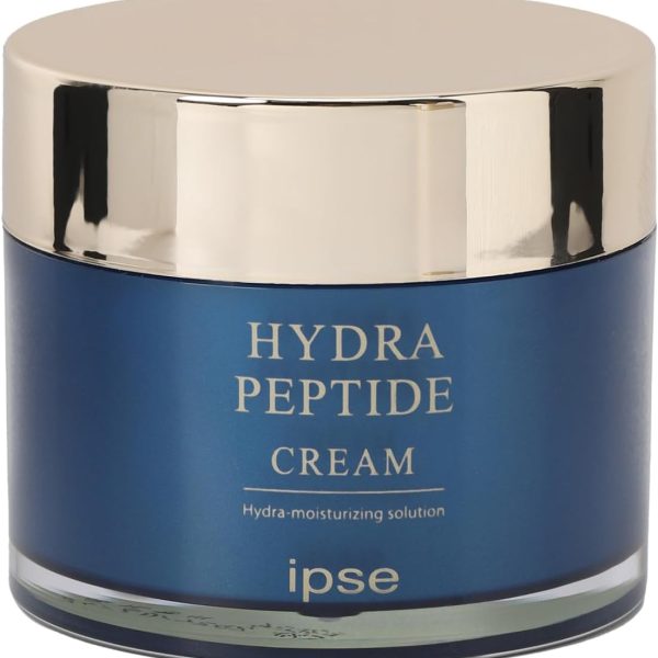 IPSE HYDRA Korean Face Cream with Hyaluronic Acid & Peptide 50ml - Skin Care Anti Aging Facial Moisturizing & Hydrating Facial Treatment - Reduce Fine Line, Wrinkle