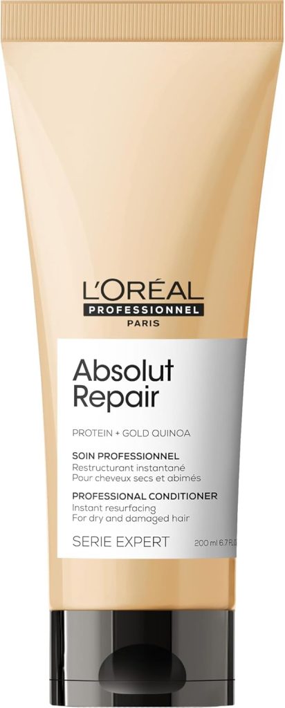 L’Oréal Professionnel | Absolut Repair Conditioner | For dry & damaged hair | Repairs & Hydrates Dry, Damaged Hair |With Gold Quinoa & Protein | SERIE EXPERT | 200 ml