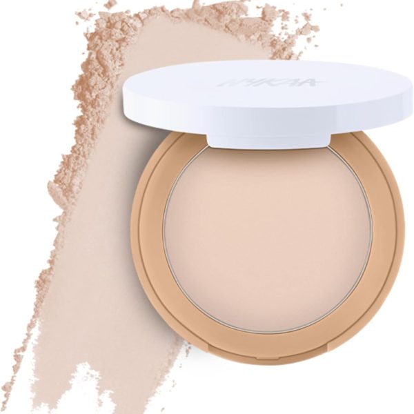 Nykaa All Day Matte 12Hr Oil Control and Hydrating Face Compact Powder With SPF 15 PA ++ & Vitamin E For Light, Neutral Skin tone (8 gm) - Ivory 01