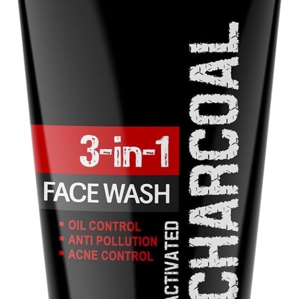 Beardo Activated Charcoal Face Wash - Acne, Oil & Pollution Control - 100 ml