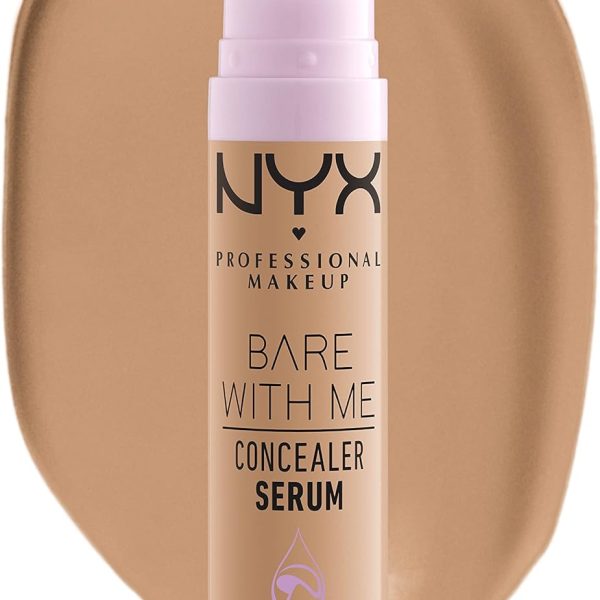 NYX PROFESSIONAL MAKEUP Bare With Me Concealer Serum, Up To 24Hr Hydration - Medium