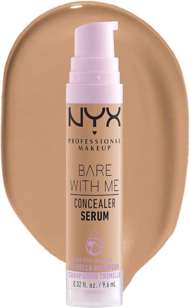 NYX PROFESSIONAL MAKEUP Bare With Me Concealer Serum, Up To 24Hr Hydration - Medium