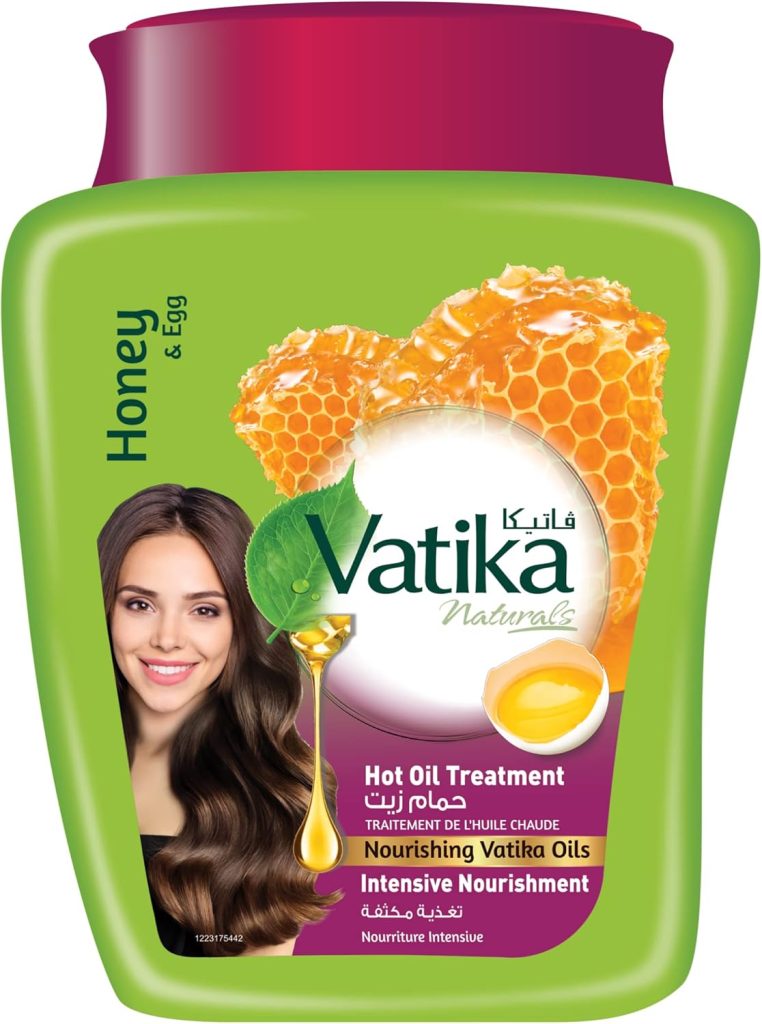 Vatika Naturals Hammam Zaith With Egg & Honey - Hot Oil Treatment For Intensive Nourishment - 500G