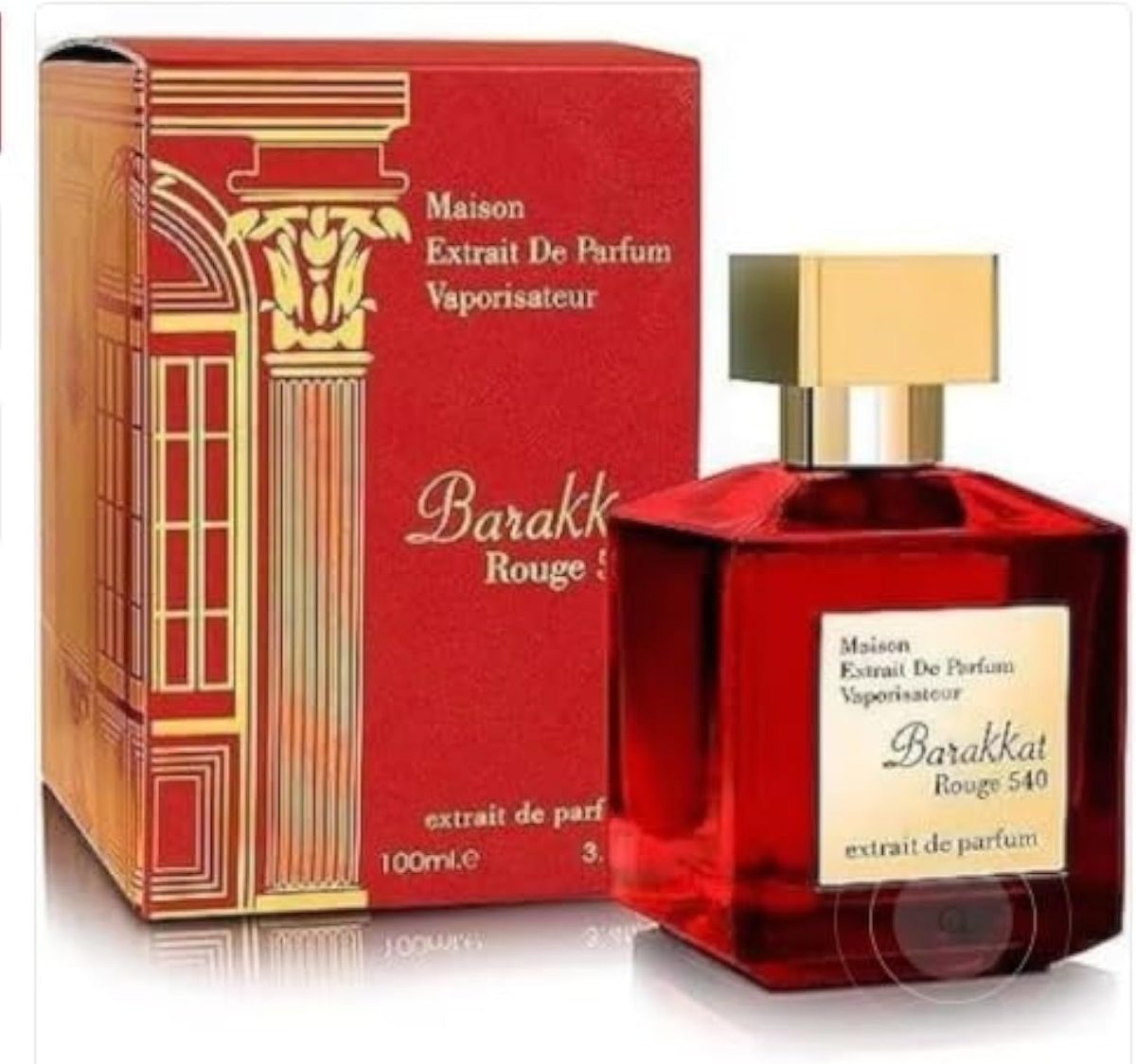 barakkat red rouge 540 extrat eau de perfume 100ml BY FRAGRANCE WORLD