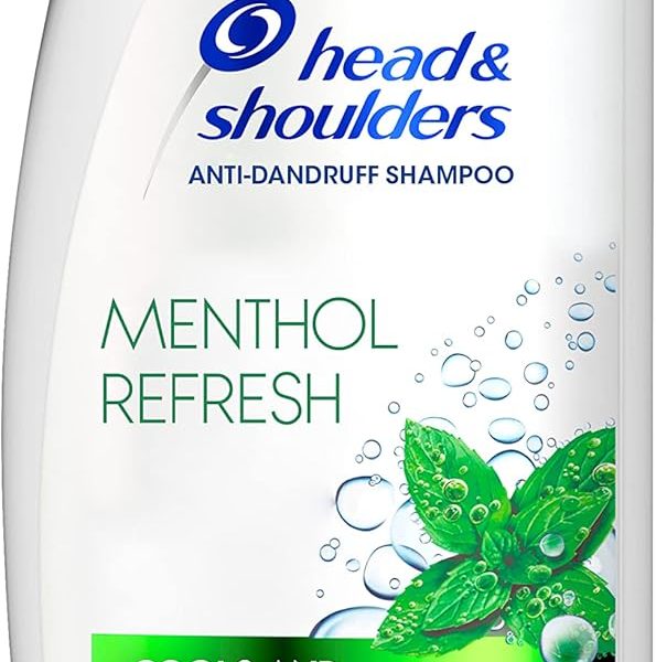 Head & Shoulders Menthol Refresh Anti-Dandruff Shampoo for a Cool and Energized Scalp, 1L - Packaging May Vary