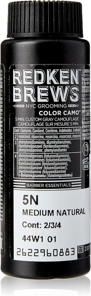 Redken Brews Camo Colour 5N Medium Natural 60Ml