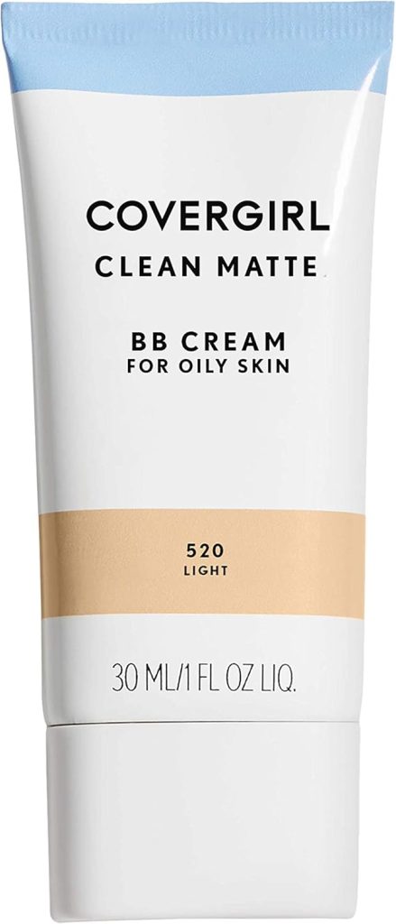 COVERGIRL - Clean Matte BB Cream, Oil-Free, Long-Lasting, Sensitive Skin, Lightweight, 100% Cruelty-Free