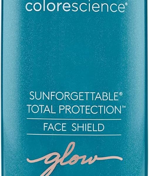 Colorescience Sunforgettable Total Protection Face Shield Glow SPF 50, Glow, 1.8 Fl Oz