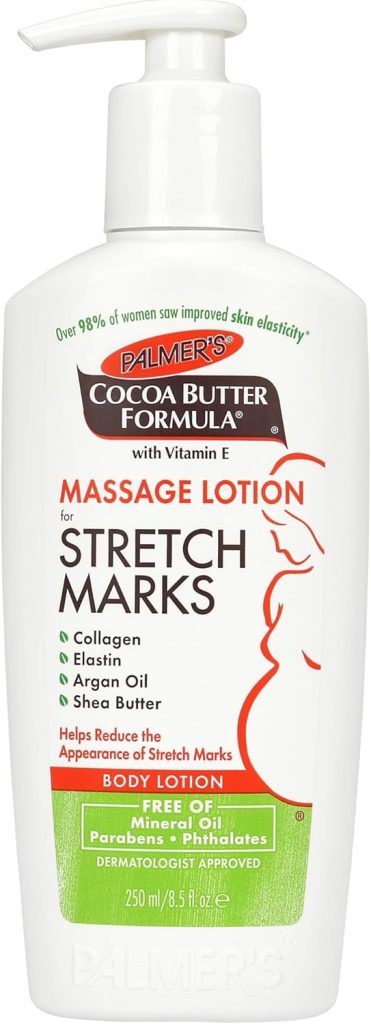 Palmer's Cocoa Butter Formula Massage Lotion For Stretch Marks with Vitamin E and Shea Butter Women Body Lotion, 8.5 Ounce (Pack of 2)