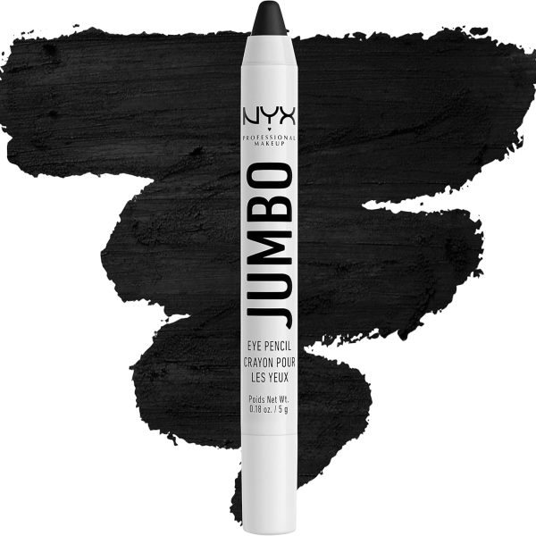 NYX PROFESSIONAL MAKEUP Jumbo Eye Pencil, Black Bean 601, 0.18 Ounce