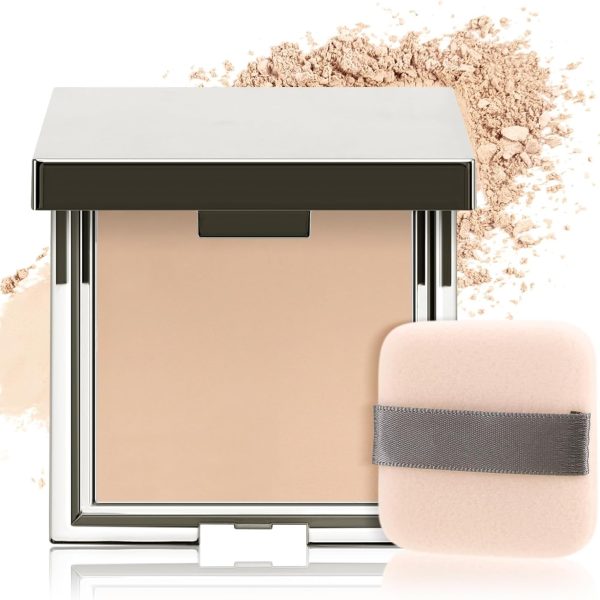 YHCG Matte Face Finishing Powder, Smooth Setting Pressed Powder Makeup Oil Control Lightweight Long Lasting Makeup Setting Foundation Compact Powder, Soft Focus Effect Translucent Finish