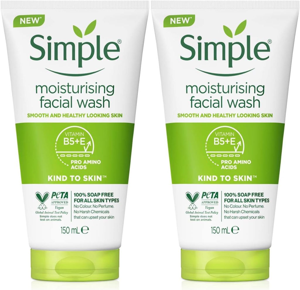 simple Moisturising Facial Wash (150ml, Pack Of 2)