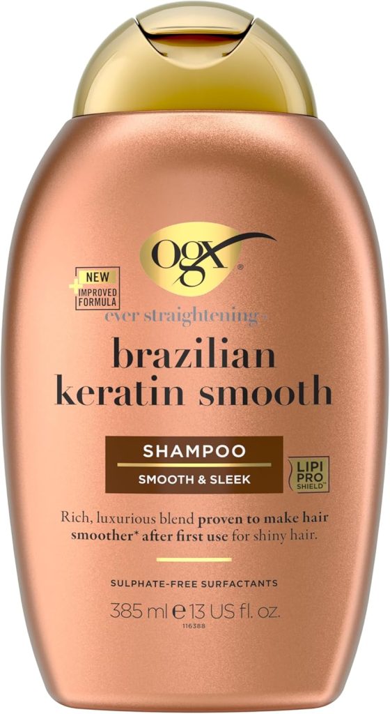 OGX Ever Straightening+ Brazilian Keratin Therapy Shampoo, 385ml