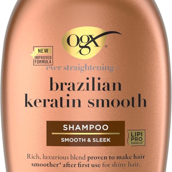 OGX Ever Straightening+ Brazilian Keratin Therapy Shampoo, 385ml