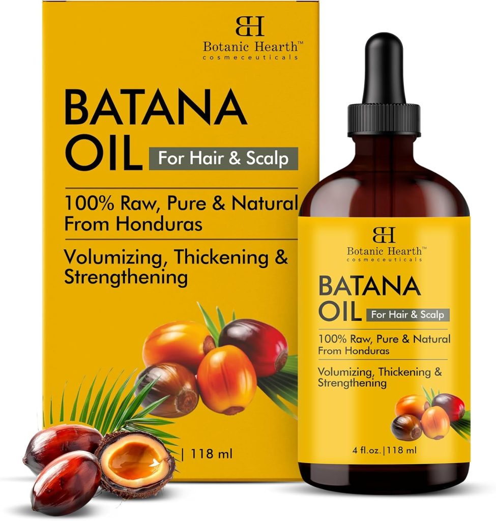 Botanic Hearth Raw Batana Oil for Hair Growth 118 ML| 100% Pure & Unrefined Oil from Honduras | For Thicker, Stronger Hair