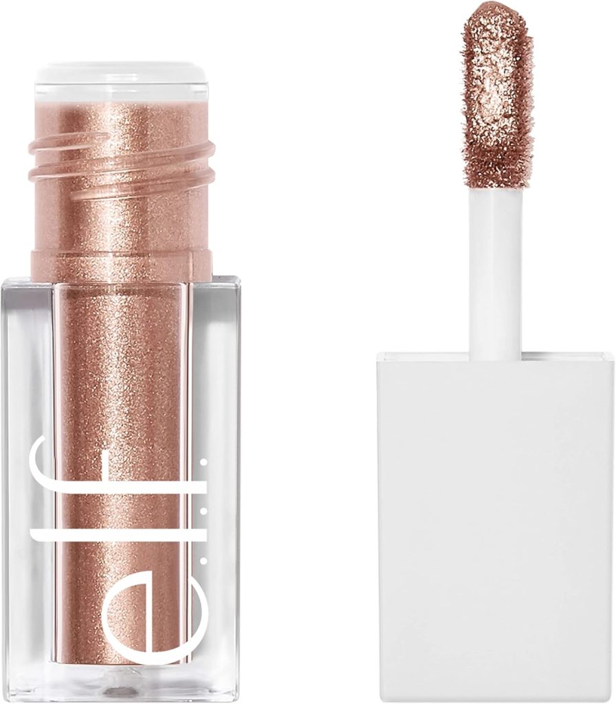 e.l.f. Liquid Metallic Eyeshadow, Quick-Drying, Long-Lasting, Gel-Based Formula For One-Swipe Pigmented Coverage, Vegan & Cruelty-Free, Comet