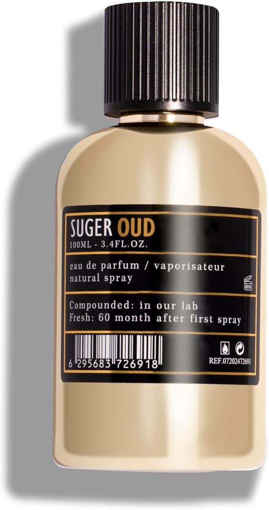 ARO FAC By AMD Perfumes SUGER OUD Unisex Perfume - Classic Perfume for Men and Women - Long Lasting Men's and Women's Fragrances with Blend of Blueberry and Anise Eau de Parfum EDP 100ml