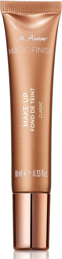 M. Asam Magic Finish Make-Up Mousse Sample (Tube 10 ml) - 4-in-1 Primer, Make-Up, Powder & Concealer, Natural & Light Foundation for All Skin Types, Vegan Make-Up