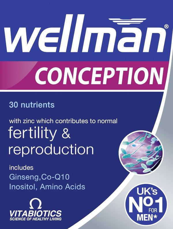 Vitabiotics Wellman Conception Tablets (30 Capsules)