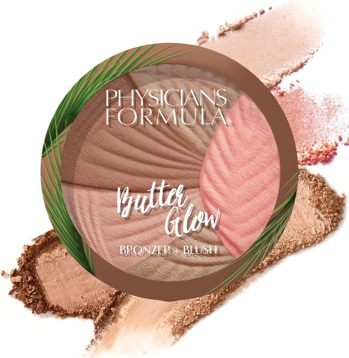 Physicians Formula Butter Glow Bronzer + Blush, Creamy Bronzing Powder 2-in-1 with Pink, Enriched with Illuminating and Moisturizing Butter Mix, Gives Skin Healthy Glow