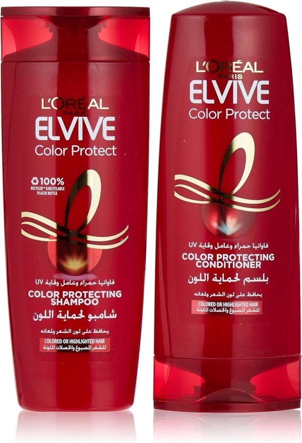 L’Oréal Paris Elvive Colour Protect For Coloured Hair, Shampoo 400 ml + Conditioner 360 ml