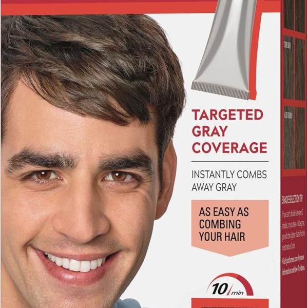 Just For Men Auto Stop Hair Color Medium-Dark Brown A-40 for Men - 1 Application